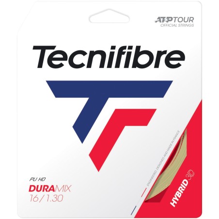 Cordage TECNIFIBRE DURAMIX HD 1.35mm Blanc (12m)