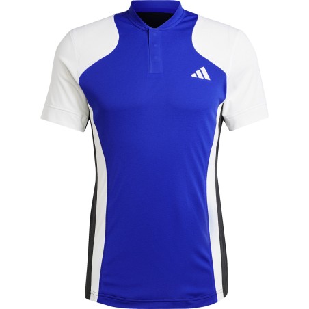 Polo ADIDAS Homme Tennis FREELIFT PRO NEW YORK Bleu / Blanc / Noir AH 2024