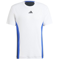 T-Shirt ADIDAS Homme FREELIFT PRO Blanc / Bleu / Noir AH...
