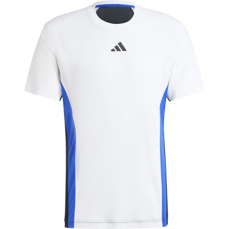 T-Shirt ADIDAS Homme FREELIFT PRO Blanc / Bleu / Noir AH 2024