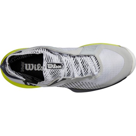 Chaussures WILSON Homme KAOS RAPIDE SFT Terre Battue Gris / Jaune 2024
