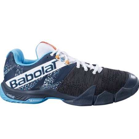 Chaussures Padel BABOLAT Homme MOVEA Noir / Bleu