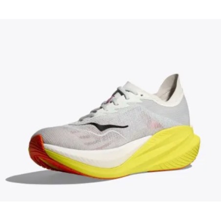 Chaussures Running HOKA Homme MACH X2 Gris / Jaune  AH 2024