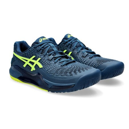 Chaussures ASICS Homme GEL-RESOLUTION 9 Terre Battue Marine AH 2024