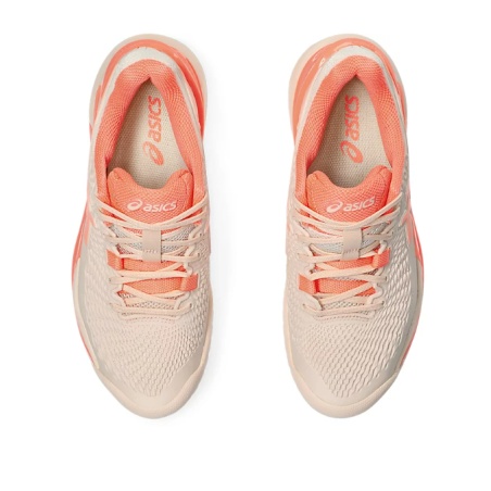 Chaussures ASICS Femme GEL-RESOLUTION 9 Toutes Surfaces Corail / Rose PE 2024