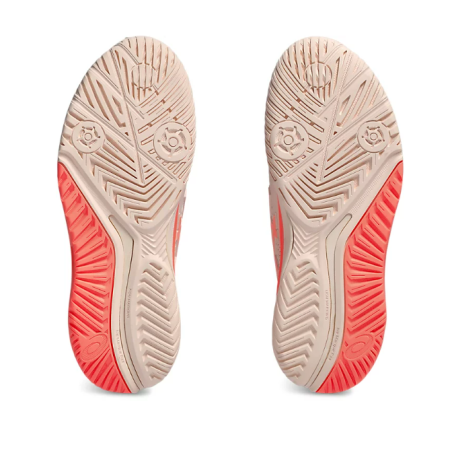 Chaussures ASICS Femme GEL-RESOLUTION 9 Toutes Surfaces Corail / Rose PE 2024