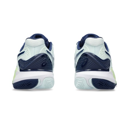 Chaussures ASICS Femme GEL-RESOLUTION 9 Clay Terre Battue Jaune / Vert PE 2023