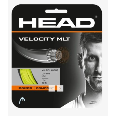 Cordage HEAD VELOCITY MLT Jaune 1.35mm (12m)