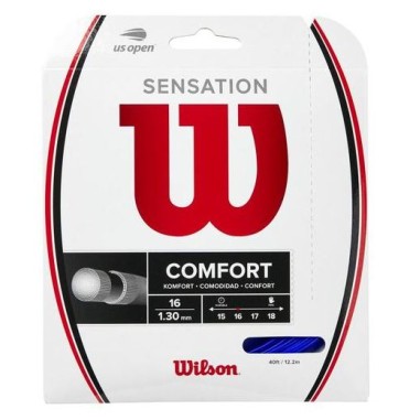 Cordage WILSON SENSATION Comfort 16 Bleu 1.30mm...