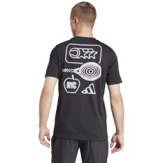 T-Shirt ADIDAS Homme GRAPHIC NY TNS CITY  Noir AH 2024 2
