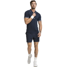Polo WILSON Homme TEAM SEAMLESS 2.0 Marine 2024 2