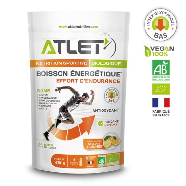 Boisson ATLET Energétique Agrumes 450g