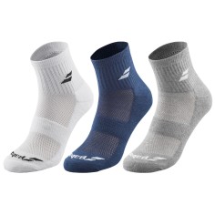 Pack de 3 paires de chaussettes BABOLAT QUARTER Blanc /...