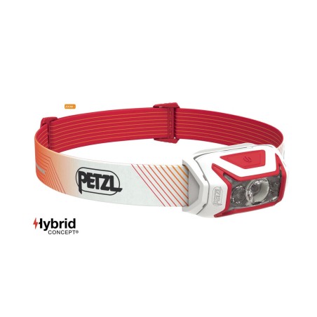 Frontale PETZL ACTIK CORE 600 Lumens Gris / Rouge 2024