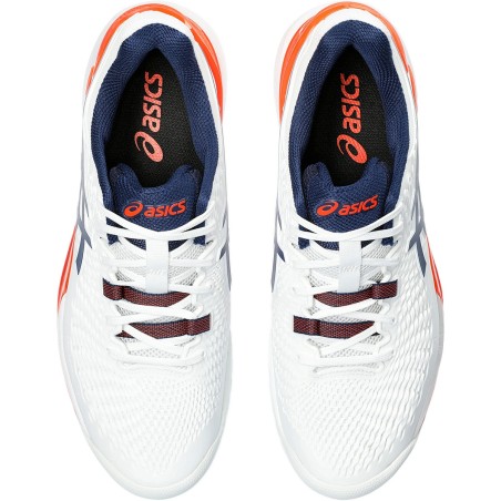 Chaussures ASICS Homme GEL-RESOLUTION 9 Toutes Surfaces Blanc / Bleu AH 2023