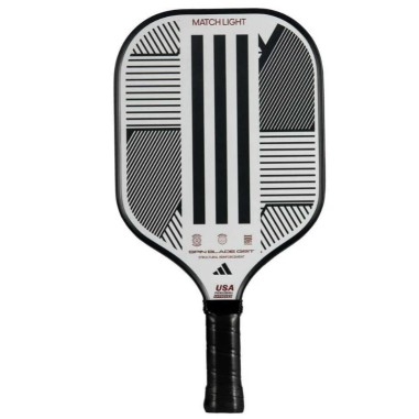 Raquette Pickleball MATCH LIGHT Blanc / Noir AH...