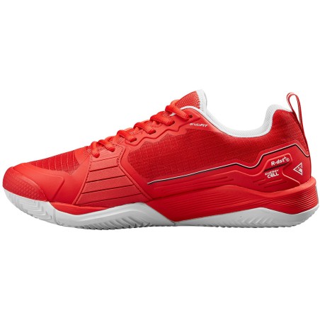 Chaussures WILSON Homme RUSH PRO 4.5 Terre Battue Rouge / Blanc AH 2024