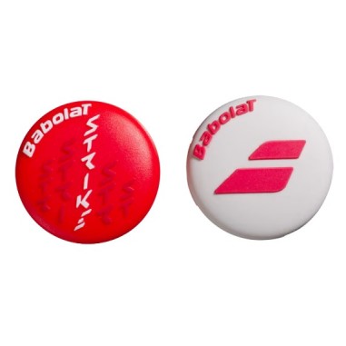Antivibrateur BABOLAT STRIKE DAMP X2 Blanc / Rouge