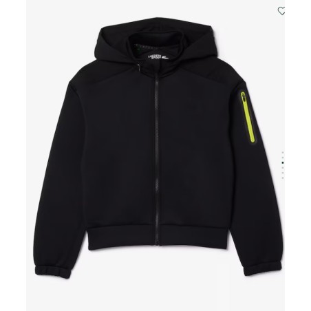 Veste à capuche zippée LACOSTE Femme SPORT Noir AH 2024