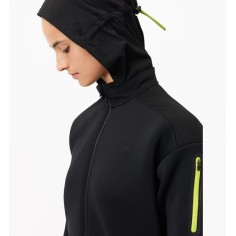 Veste à capuche zippée LACOSTE Femme SPORT Noir AH 2024 2