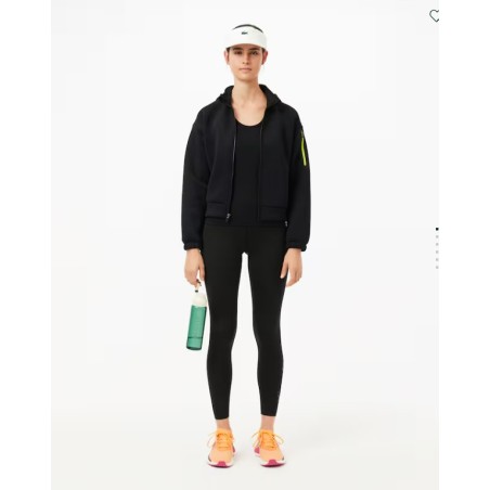 Veste à capuche zippée LACOSTE Femme SPORT Noir AH 2024