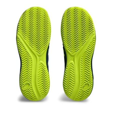 Chaussures ASICS Junior GEL-RESOLUTION 9 Toutes Surfaces Bleu / Vert AH 2024