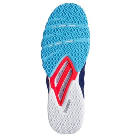 Chaussures Padel BABOLAT Homme JET PREMURA 2 Bleu / Rouge AH 2022
