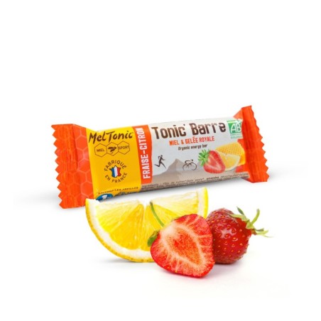 Barre TONIC BAR BIO MELTONIC Fraise / Citron  Gelée Royal 2024