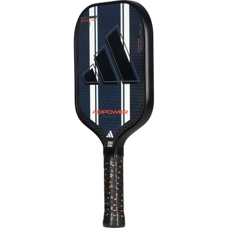 Raquette Pickleball ADIDAS ADIPOWER CARBON CTRL (223 g) Noir/Bleu/Blanc AH 2024