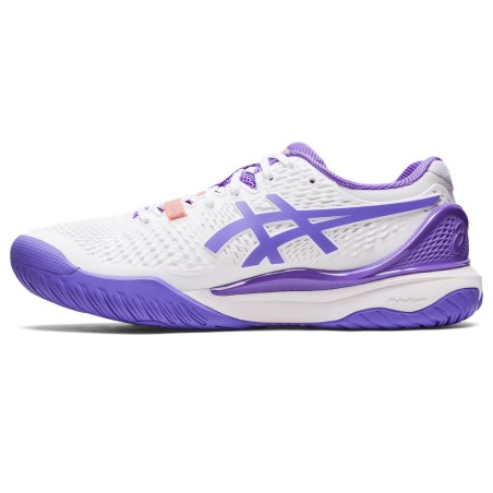Chaussures ASICS Femme GEL-RESOLUTION 9 Toutes Surfaces Blanc / Violet PE 2023