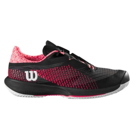 Chaussures WILSON Femme KAOS SWIFT 1.5 Terre Battue Noir / Rose PE 2023