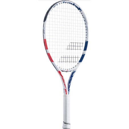Raquette Junior BABOLAT PURE DRIVE JUNIOR 24 Blanc / Bleu / Rose (220g) 2020