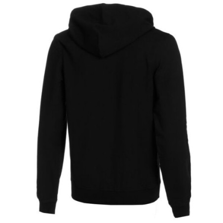 Sweat à capuche HYDROGEN Homme COURT HOODIE Noir / Blanc AH 2022