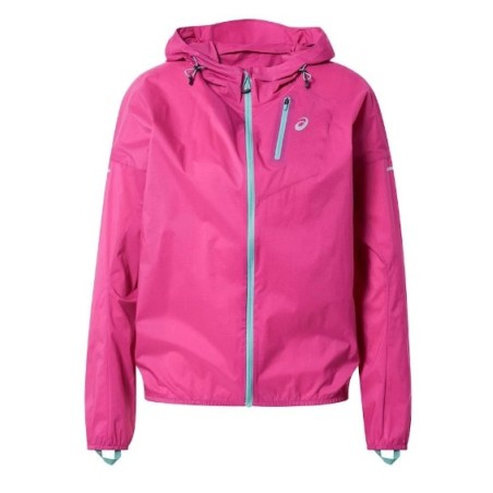 Veste Running ASICS Femme FUJITRAIL JACKET Rose PE 2022