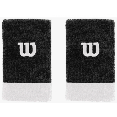 Poignets Eponge WILSON Extra Wide x2 Noir /...