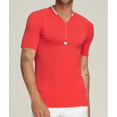 T-Shirt WILSON Homme 1/2 Zip PLAYERS SEAMLESS...