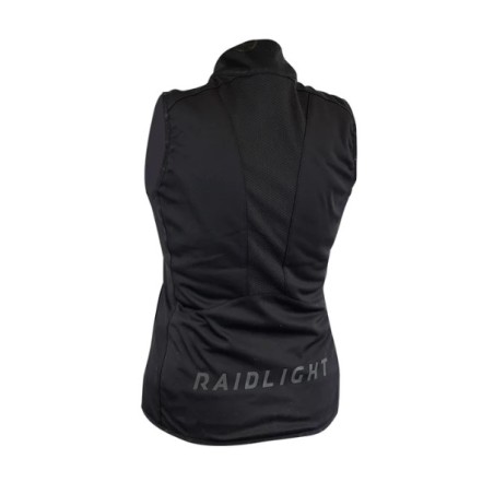 Veste Gilet Running RAIDLIGHT Femme Sorona Hybrid Noir AH 2022