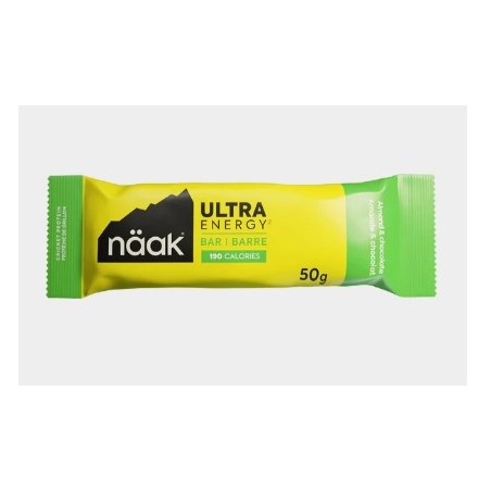 Barres ENERGETIQUE NAAK Energy Bar Amande et Chocolat 50g 2024