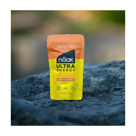 Boissons ENERGETIQUE NAAK ULTRA ENERGY DRINK MIX Pêche/Abricot 250 Cal 72 g 2024