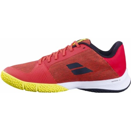 Chaussures Padel BABOLAT Homme JET VIVA Rouge / Jaune PE 2025
