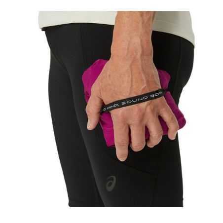 Veste Running ASICS Femme FUJITRAIL Violet / Blanc PE 2022