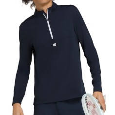 Sweat WILSON Homme 1/2 Zip ELEVATE PERFORMANCE Marine PE...