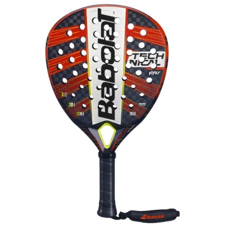 Raquette Padel BABOLAT TECHNICAL VIPER Rouge / Noir / Jaune (365 g) 2023