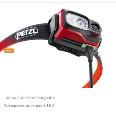 Frontale PETZL SWIFT RL 1100 Lumens Orange 2024