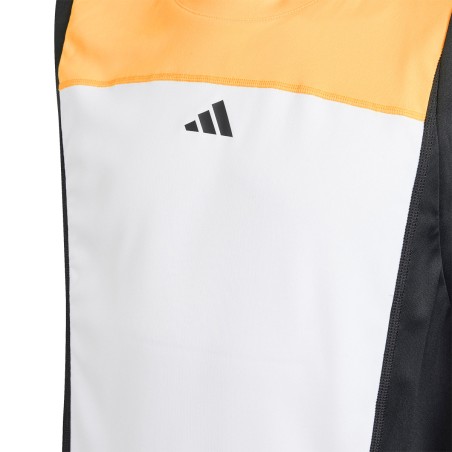 Débardeur ADIDAS Fille TANK PRO PARIS Orange / Noir / Blanc PE 2024
