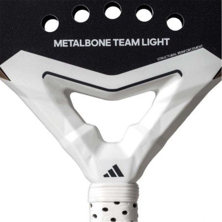 Raquette Padel ADIDAS METALBONE TEAM LIGHT Noir / Blanc / Or (355 g) 2025