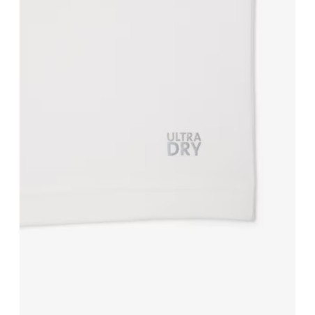 T-Shirt LACOSTE Homme Sport léger stretch protection UV Blanc PE 2025