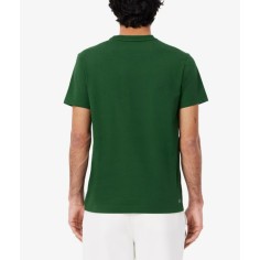 T-Shirt LACOSTE Homme Tennis Héritage imprimé Vert /... 2