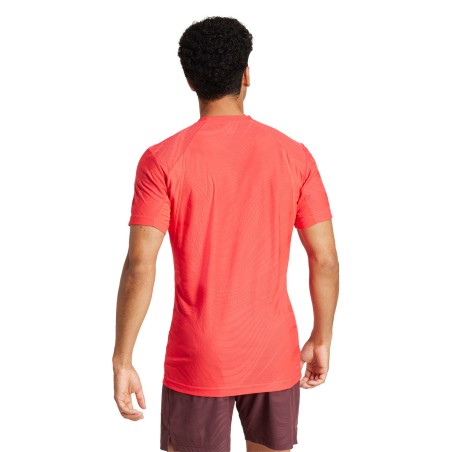 T-Shirt ADIDAS Homme FREELIFT PRO Rouge / Blanc PE 2025