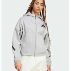 Veste à capuche zippée ADIDAS Femme ZNE HOODIE Gris /... 2